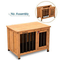 Wooden Portable Foldable Pet Crate Dog Kennel with Tray A500471