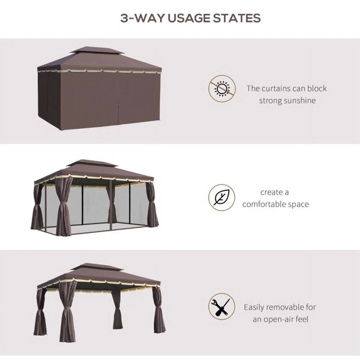 Coffee Patio Gazebo W27224