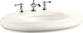 Lavatory Basin with Single-Hole Faucet Drilling L7876