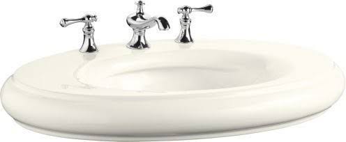 Lavatory Basin with Single-Hole Faucet Drilling L7876