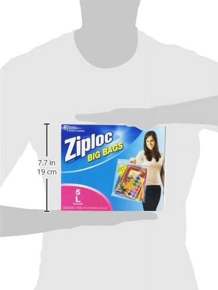 Extra Heavy Duty Big Bags, Large, 5-Pack I865