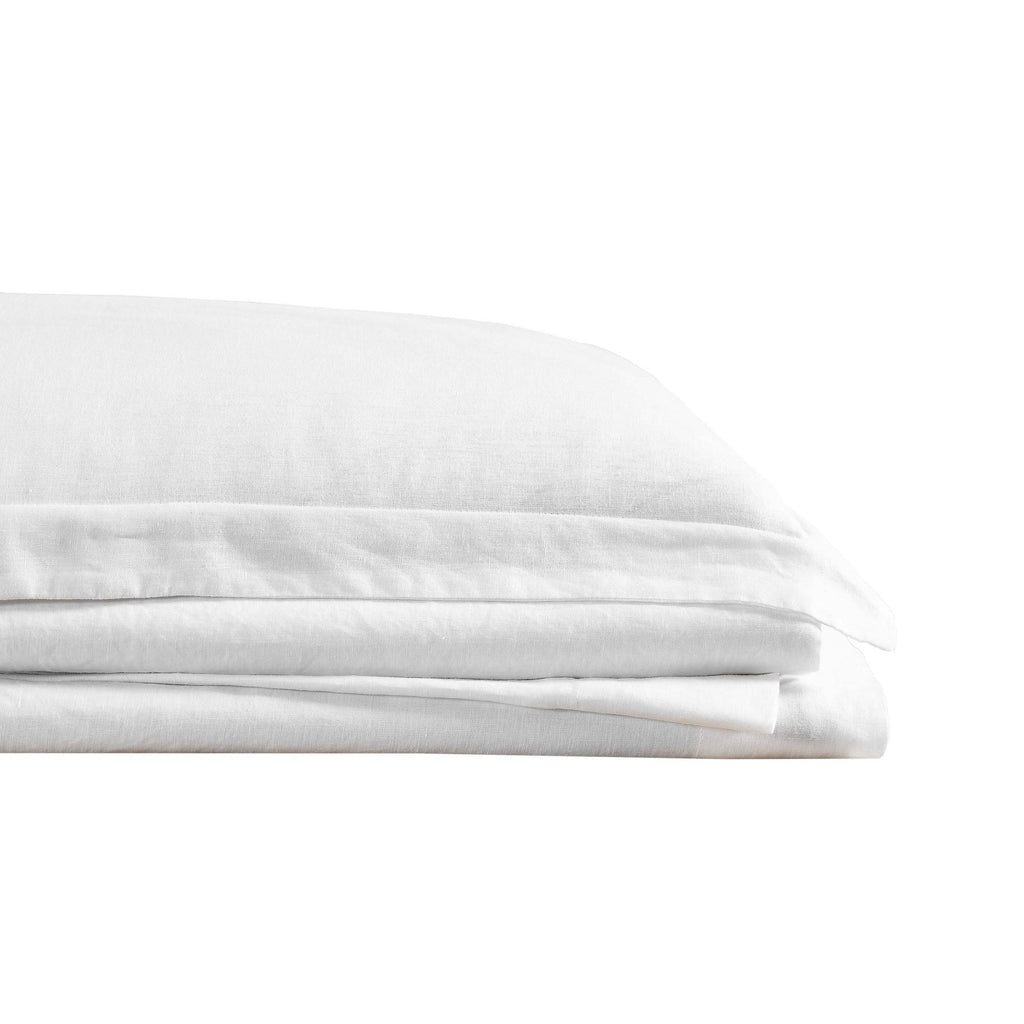 Blush Flax Linen California King Sheet Set Q678318