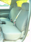 Dark Gray Automotive Twill Seat Covers G28545