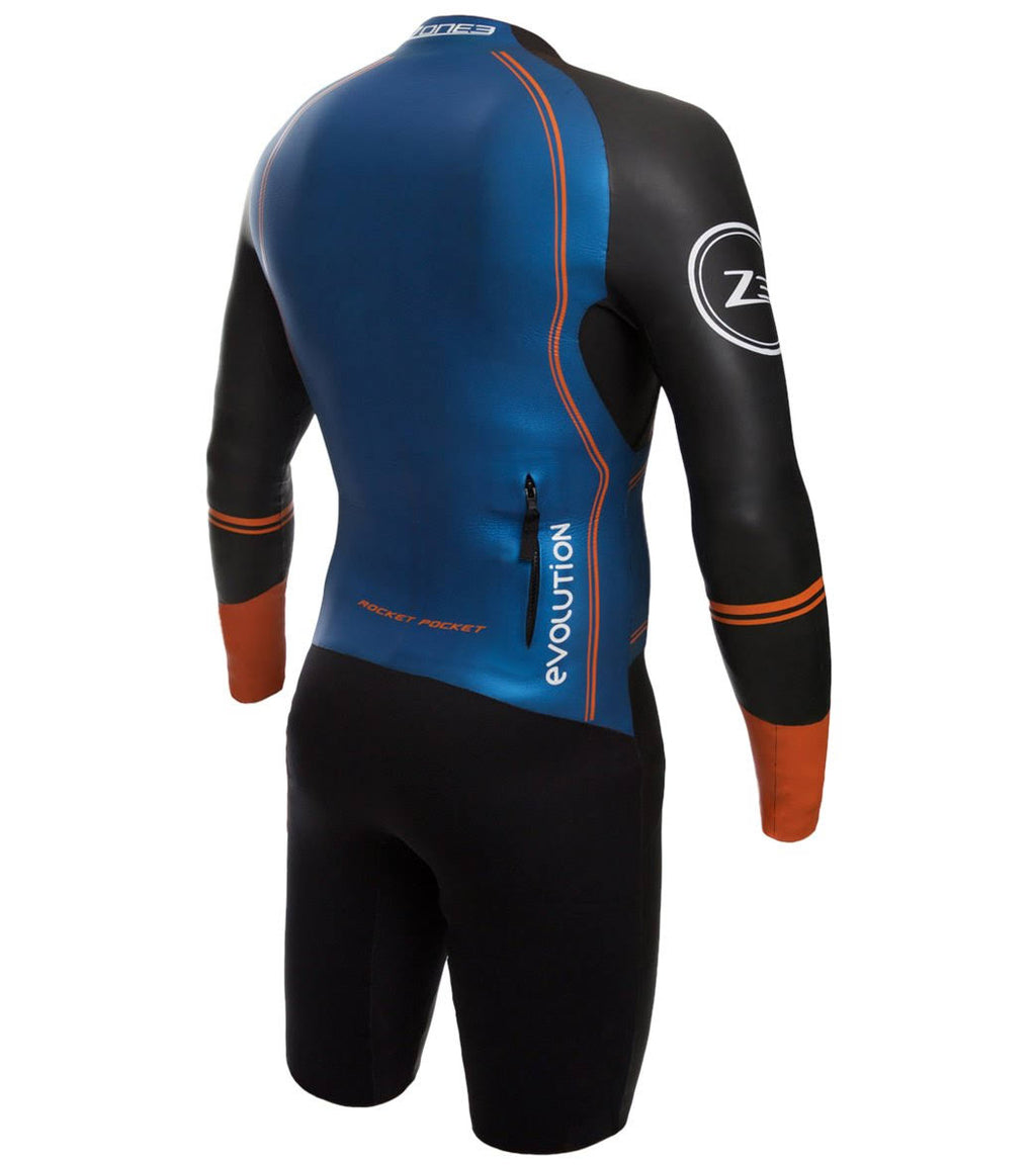 Black Blue Orange 8mm Wetsuit O1822