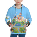 3D Print Hooded Sweatshirt for Boys Girls E515