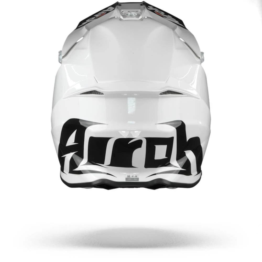 White Gloss Motorcycle Helmet O296