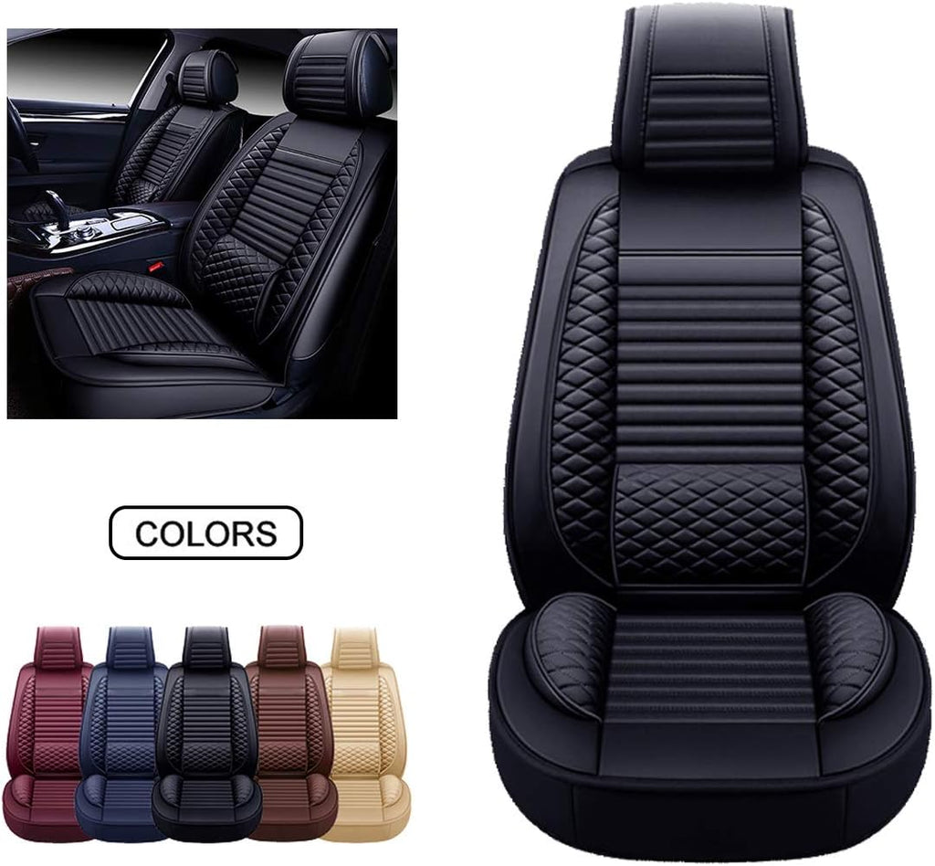 Leather Car Seat Covers Universal Fit Set L830070