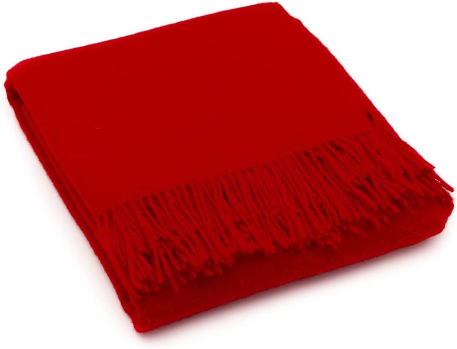 Antique Gold Alpaca Wool Throw Blanket A315