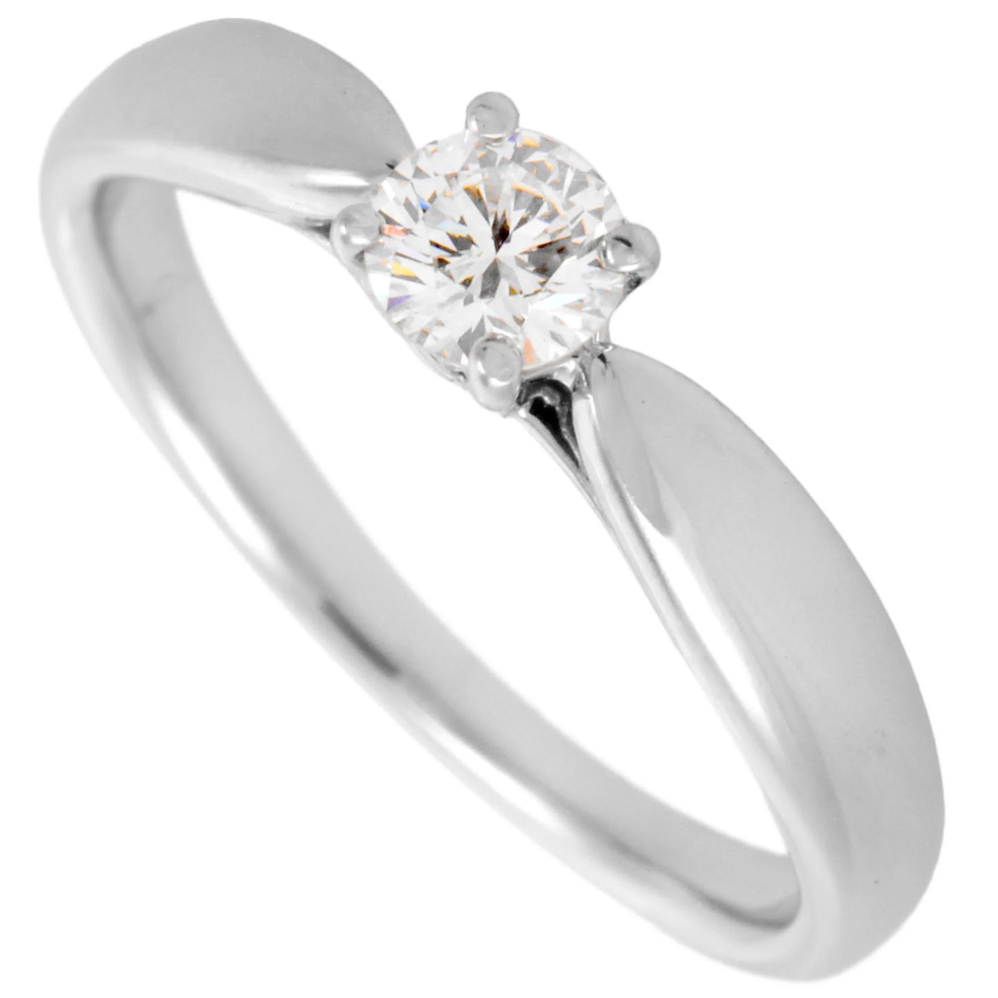 Solitaire Diamond Ring Pt950 K78790