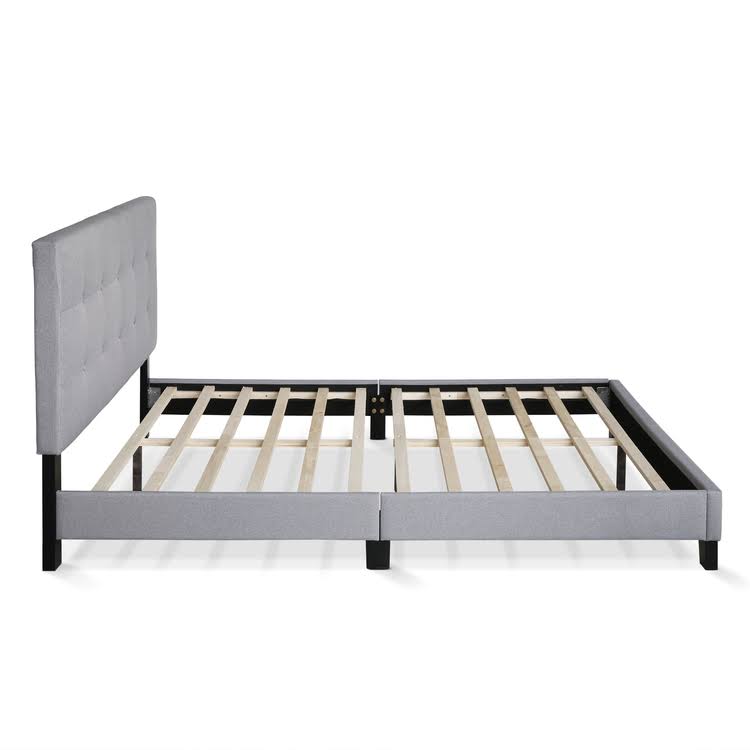 Glacier Queen Button Tufted Bed Frame Q161385