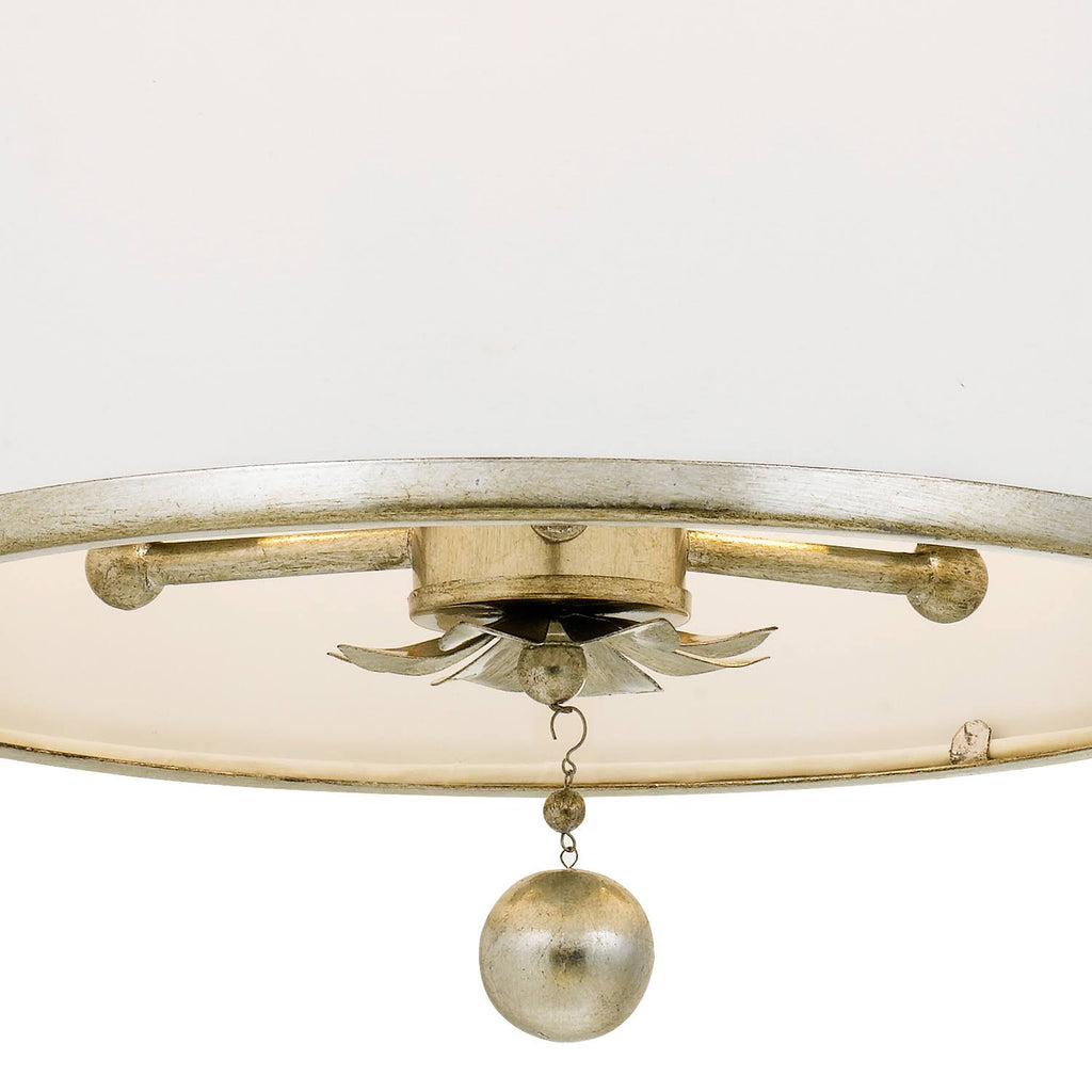 Antique Silver 3 Light Ceiling Mount L18862
