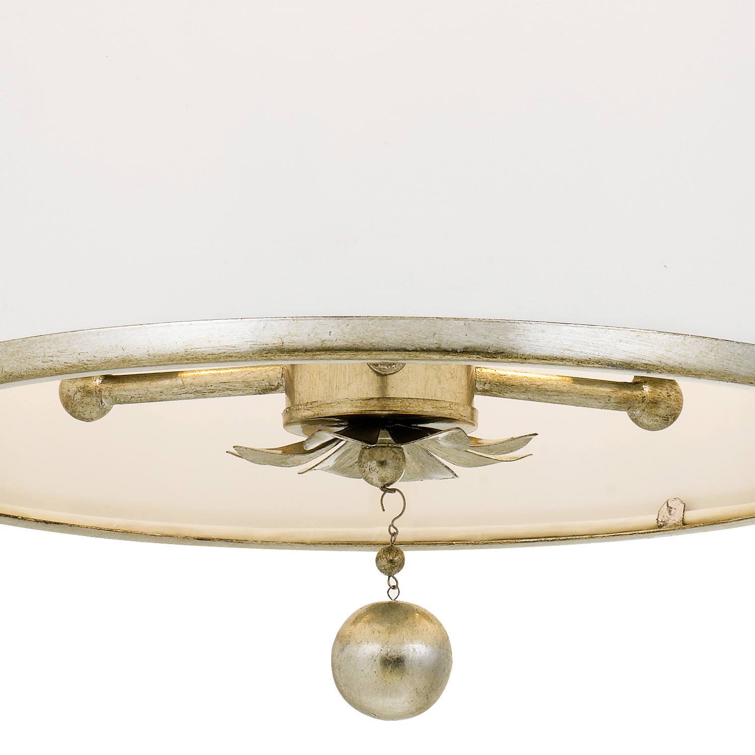 Antique Silver 3 Light Ceiling Mount L18862