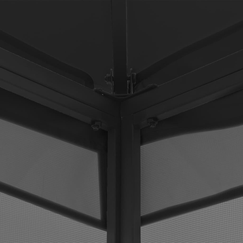 Anthracite Gazebo with Nets O465287