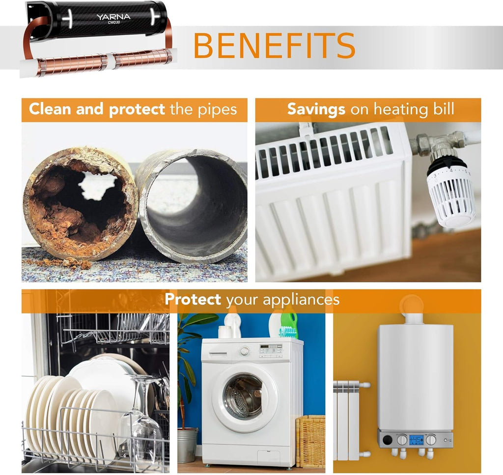 Capacitive Electronic Water Descaler System for Whole House Z392
