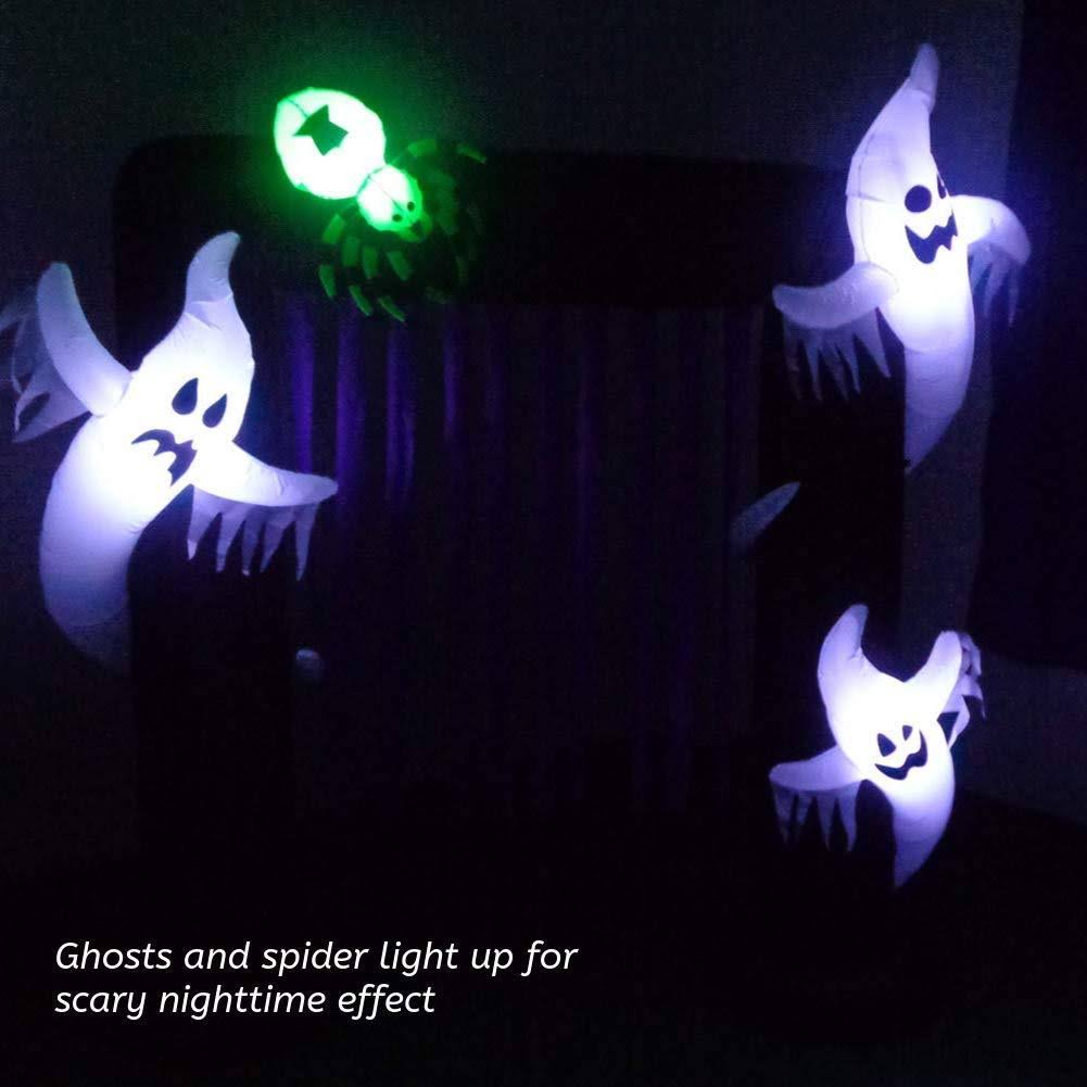 Inflatable Ghost Arch Halloween Decoration, 8 Feet Tall D93063