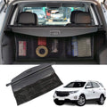 Black Retractable Cargo Cover with Extra Storage Net R660926