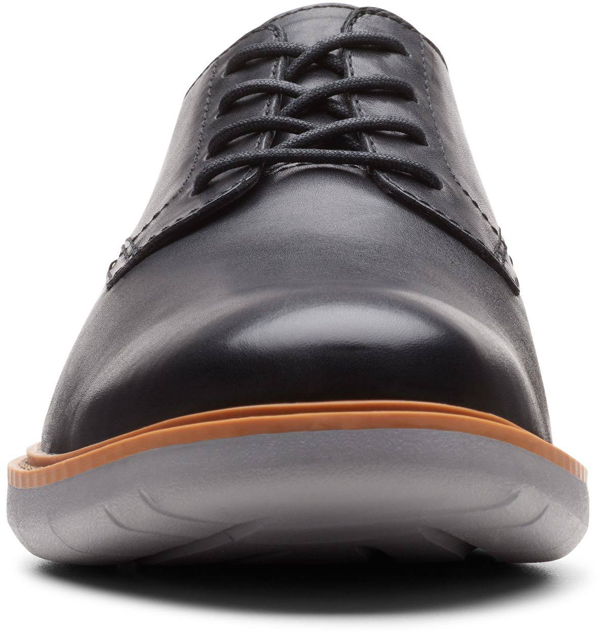 Clarks Draper Lace Black Leather Size 8.5 Medium W744