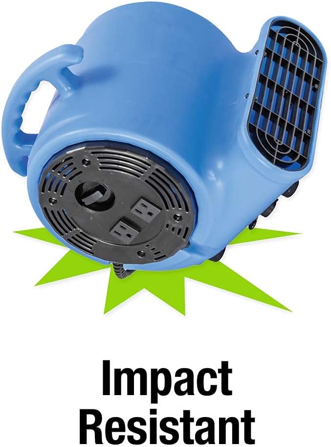 Blue 3 1/3 HP Air Mover Carpet Dryer D862858