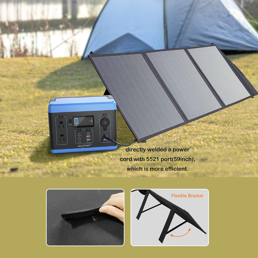 60W Portable Foldable Solar Panel Charger O308486