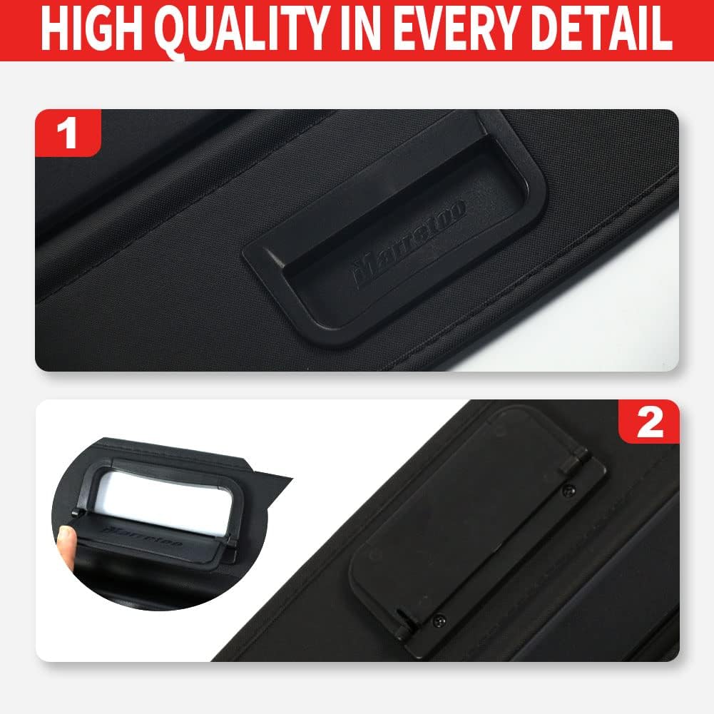 Black Retractable Cargo Cover with Extra Storage Net R660926