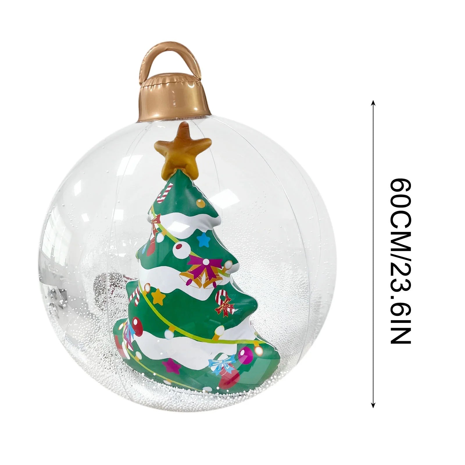 Inflatable Christmas Decorations Ball 60cm Pvc C43562