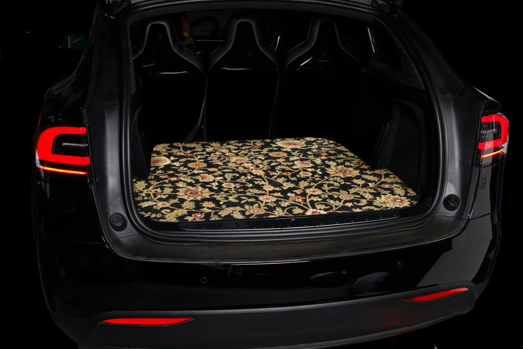 Black Oriental Car Mats T114