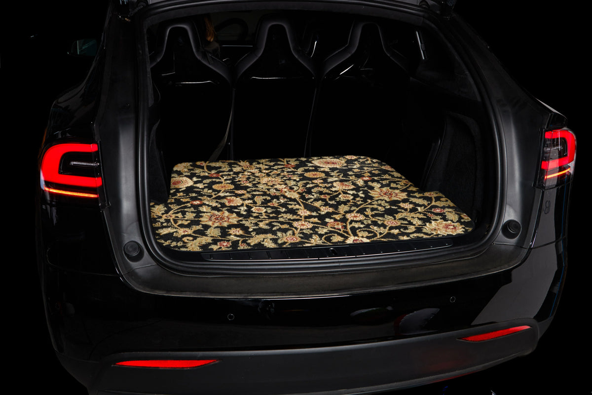 Black Oriental Car Mats T114