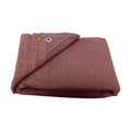 8 ft. W x 10 ft. L Heavy Duty Canvas Tarpaulin Brown E502594