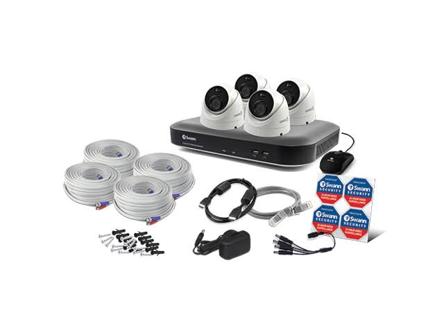 4 Camera 8 Channel 4K Ultra HD DVR Security System R167132