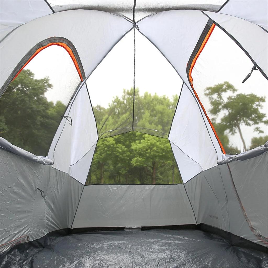 Grey Tent For 8 People V59366