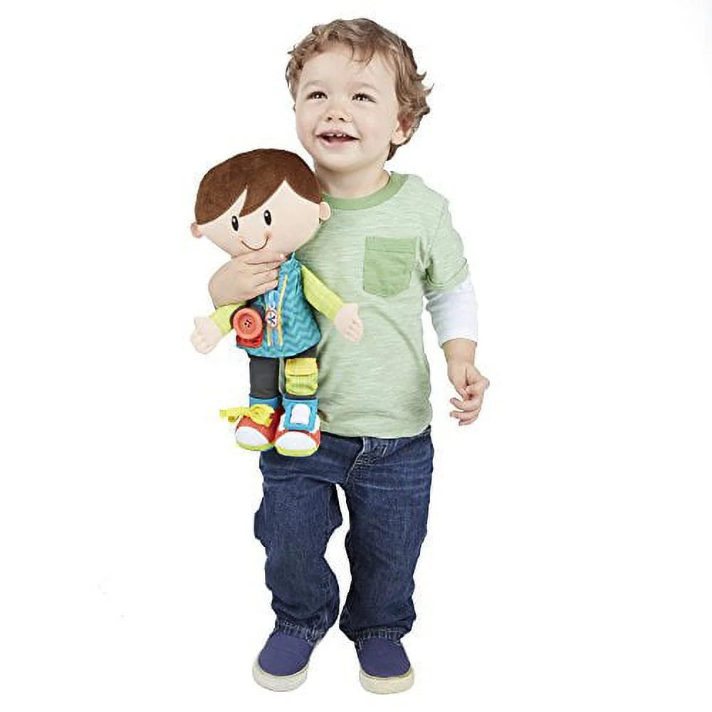 Playskool Dressy Kids Boy Activity Stuffed Doll Plush Toy X81447