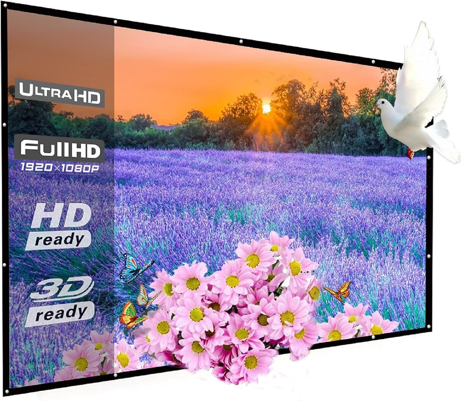 180 Inch 16:9 Portable Folding Projector Screen I282236