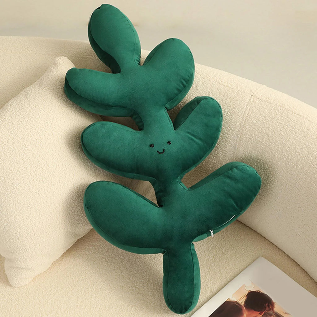 Leaf Shaped Throw Plant Leaves Decorative R802