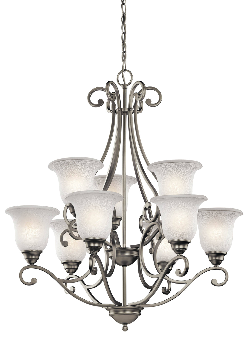 Brushed Nickel 9-Light Chandelier G945379