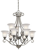 Brushed Nickel 9-Light Chandelier G945379