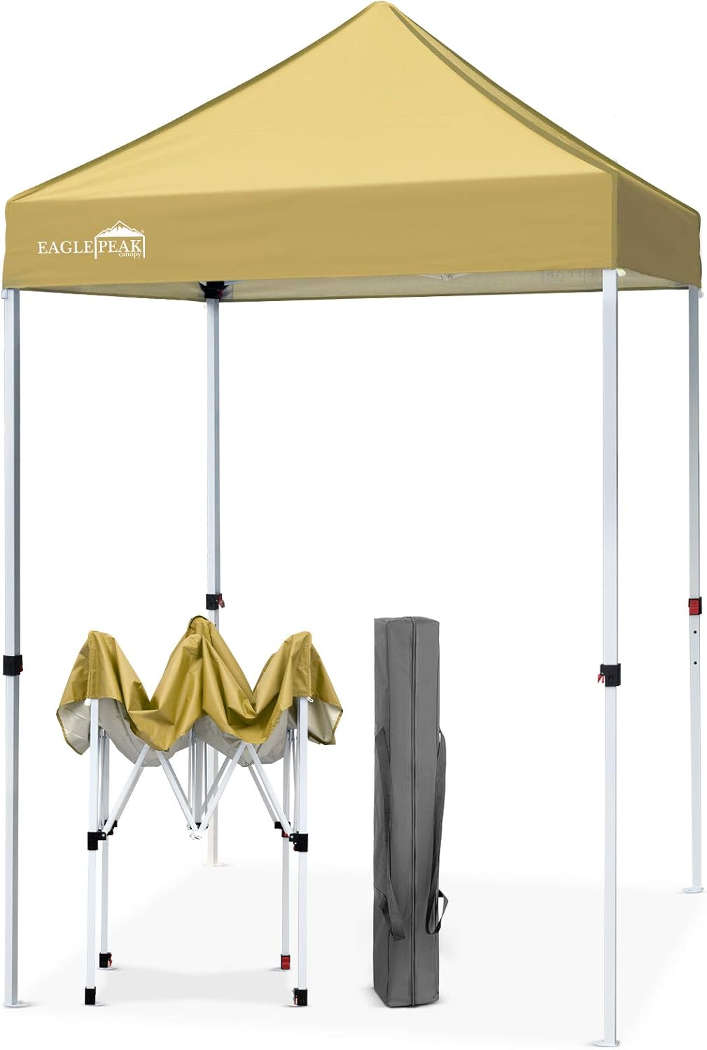 10' x 10' Light Blue Pop Up Canopy Tent with Wheeled Carrying Bag N556
