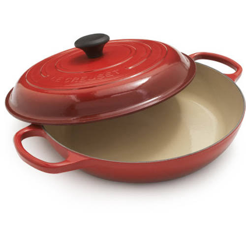 1.5-qt. Enameled Cast Iron Braiser U439
