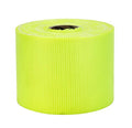 Vinyl Coated Nylon Reinforced Fluorescent Barricade Tape, Glo Lime, Pack of 4 B91922