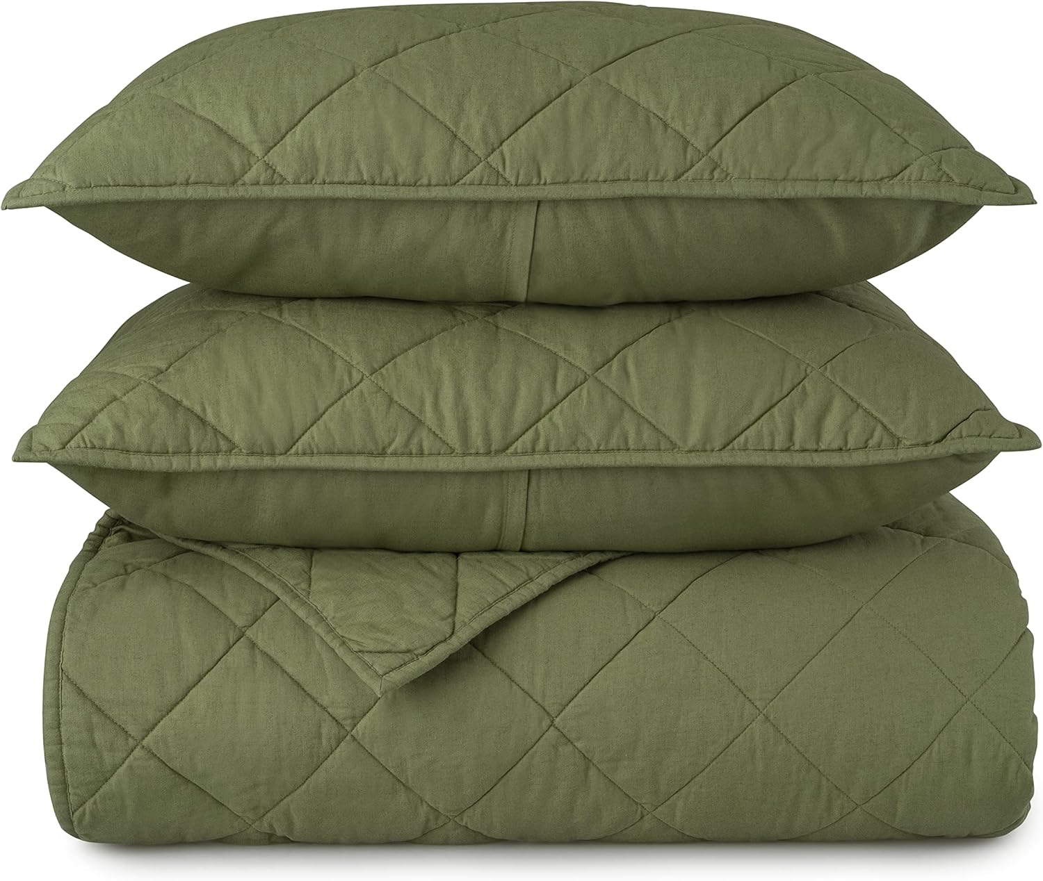 King Cotton Linen Percale Quilt U757