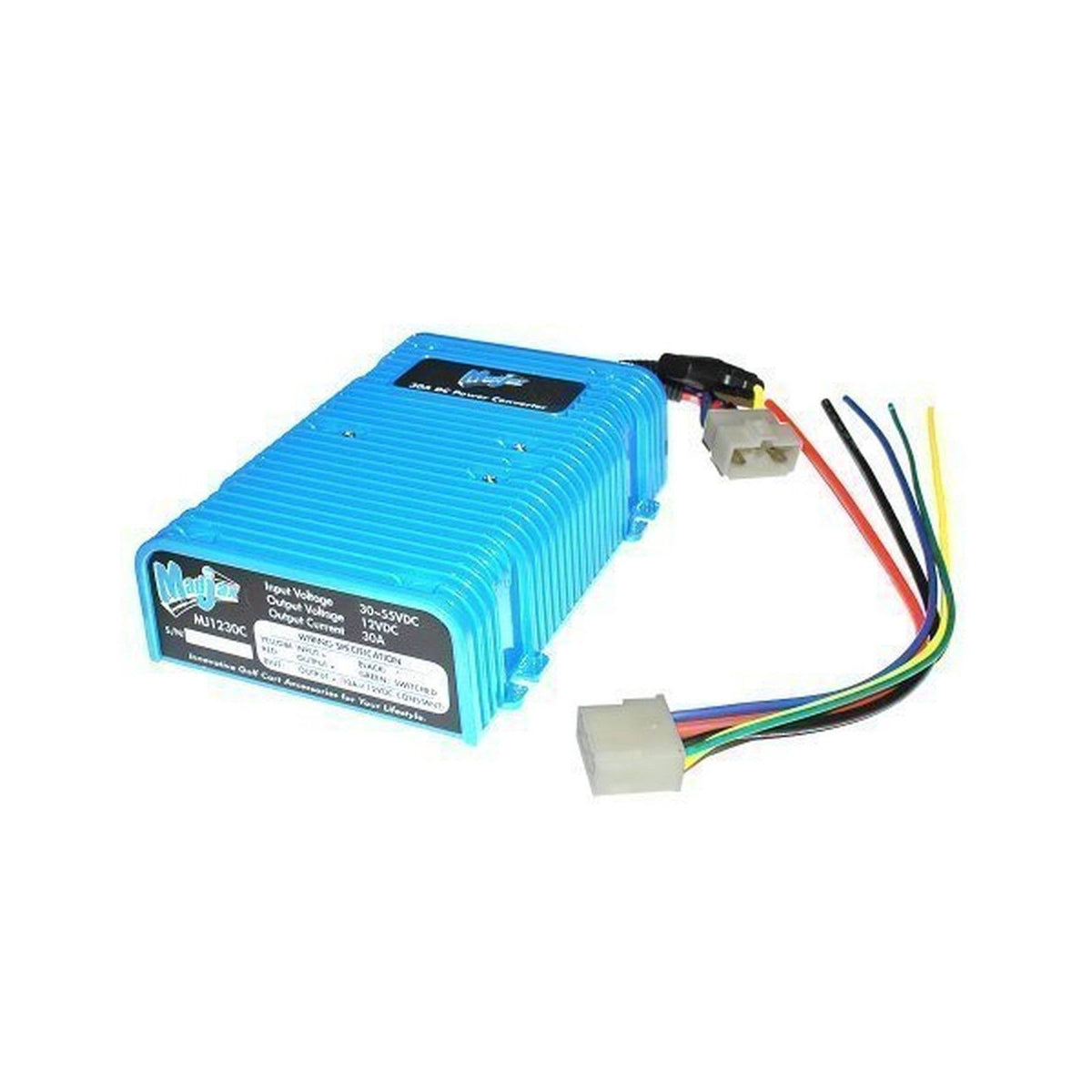 30 Amp Golf Cart Voltage Reducer 36V 48V to 12V 360 Watts with Dual Power Source Z795