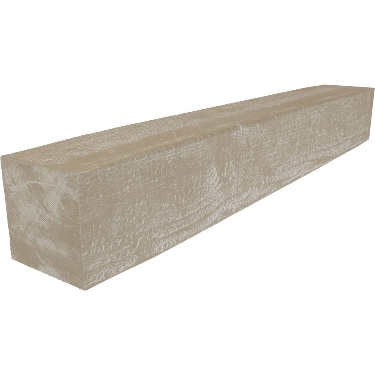 White Washed Faux Wood Fireplace Mantel H834308