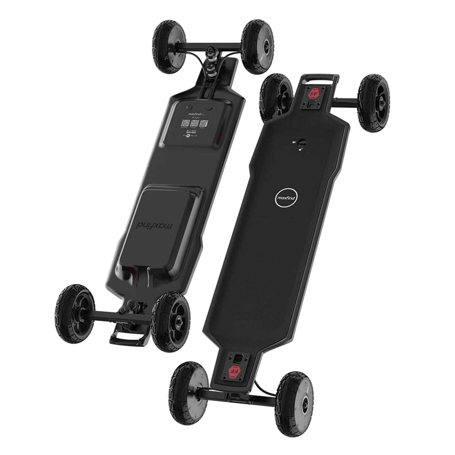 All-Terrain Electric Longboard with Remote, 28 Mph, 165 mm Wheels, 1500W Dual Motor, 38 Inch W2847