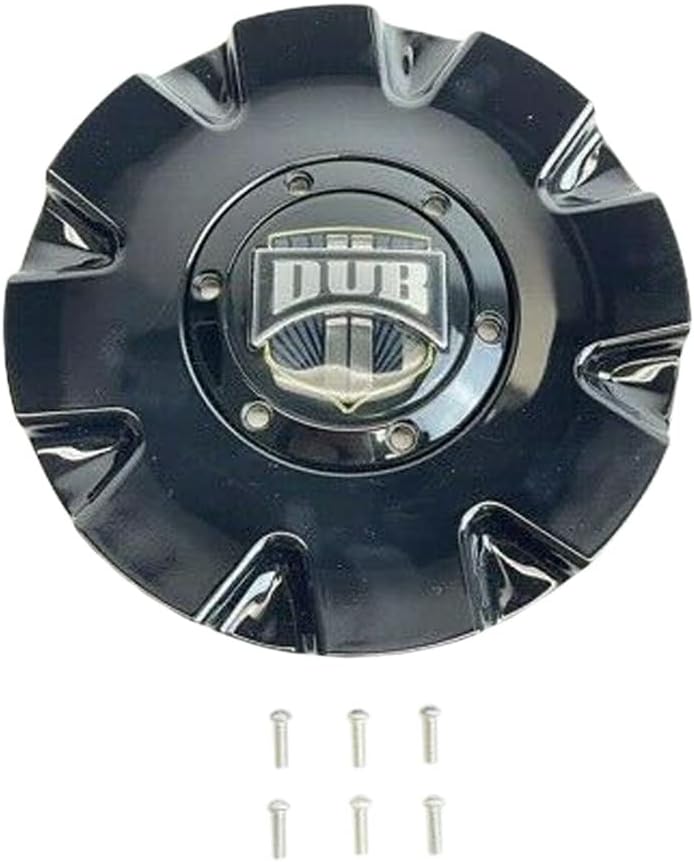 Gloss Black Wheel Center Cap with Screws B511
