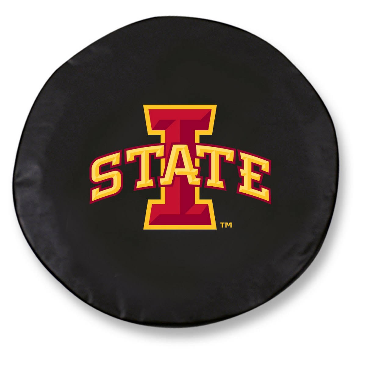 Black Vinyl Fitted Spare Car Tire Cover B7664