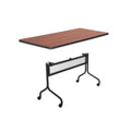 Black Rectangle Mobile Training Table U819161
