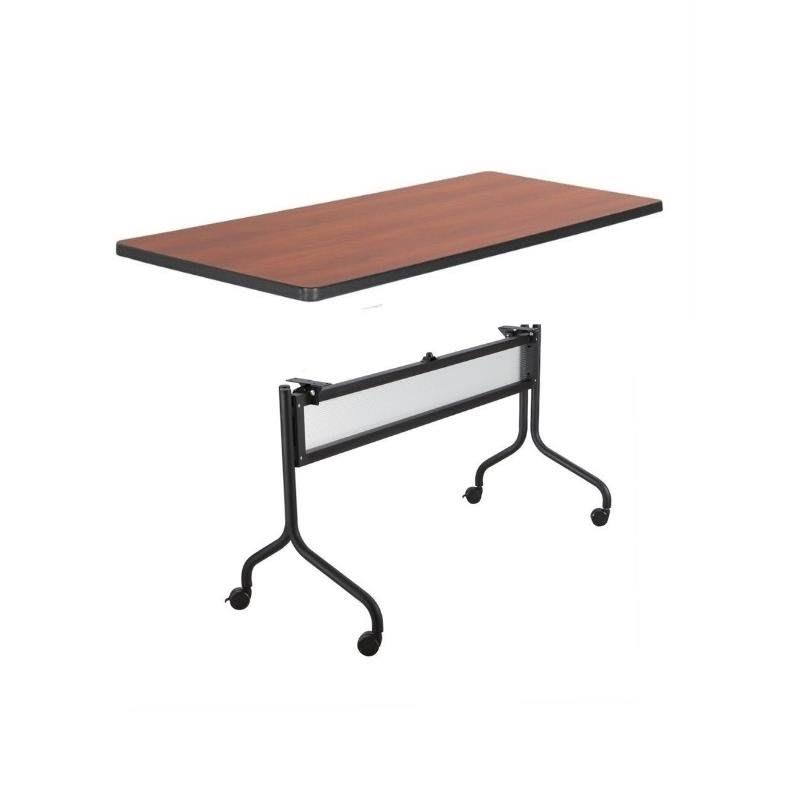 Black Rectangle Mobile Training Table U819161