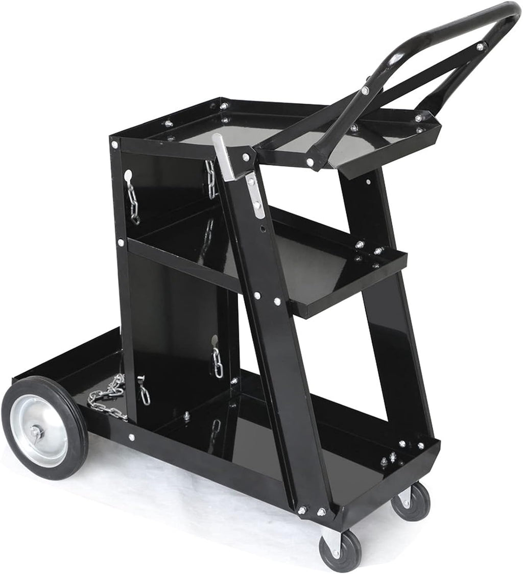 Black Welding Cart without Drawer Z316