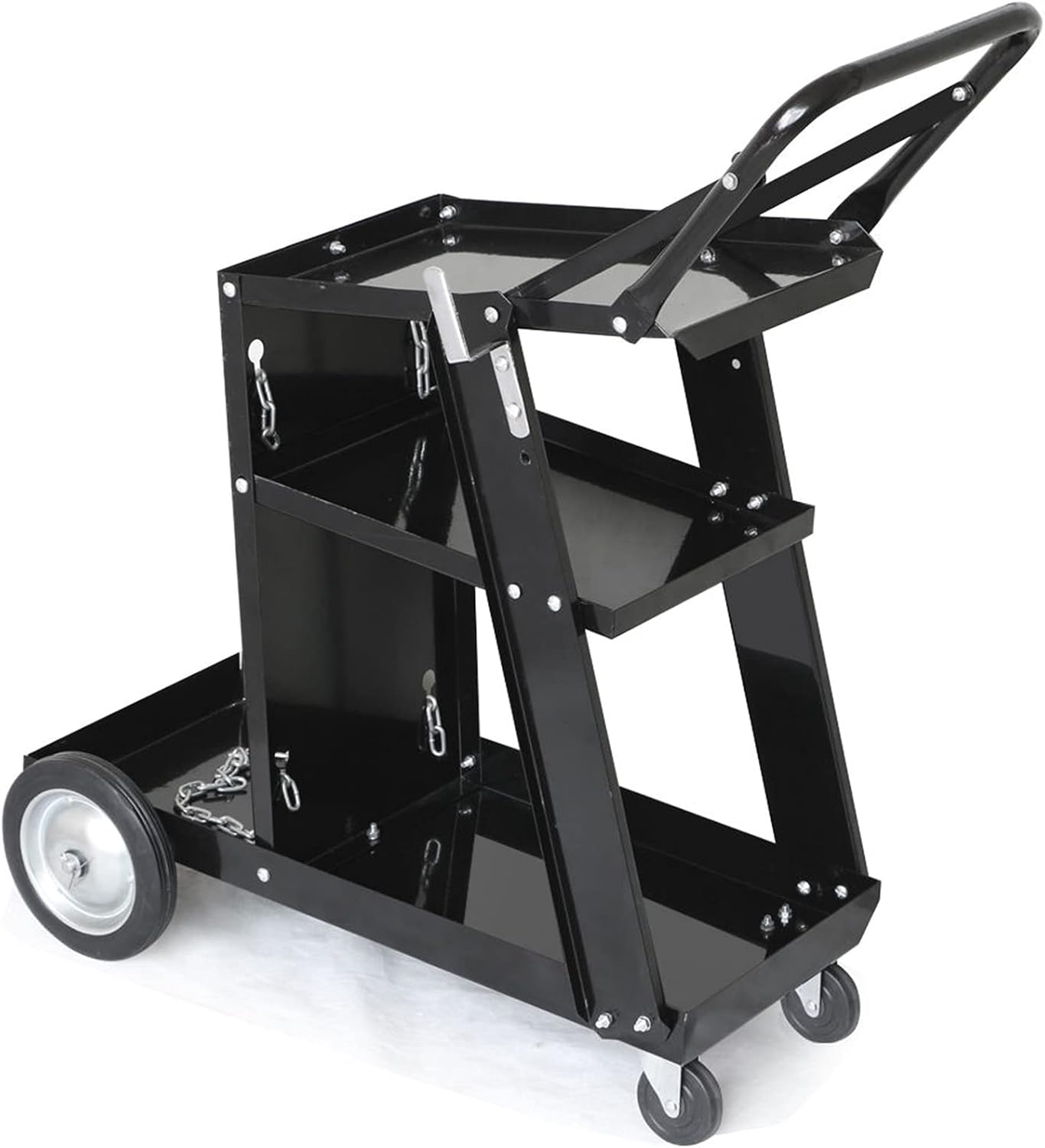 Black Welding Cart without Drawer Z316
