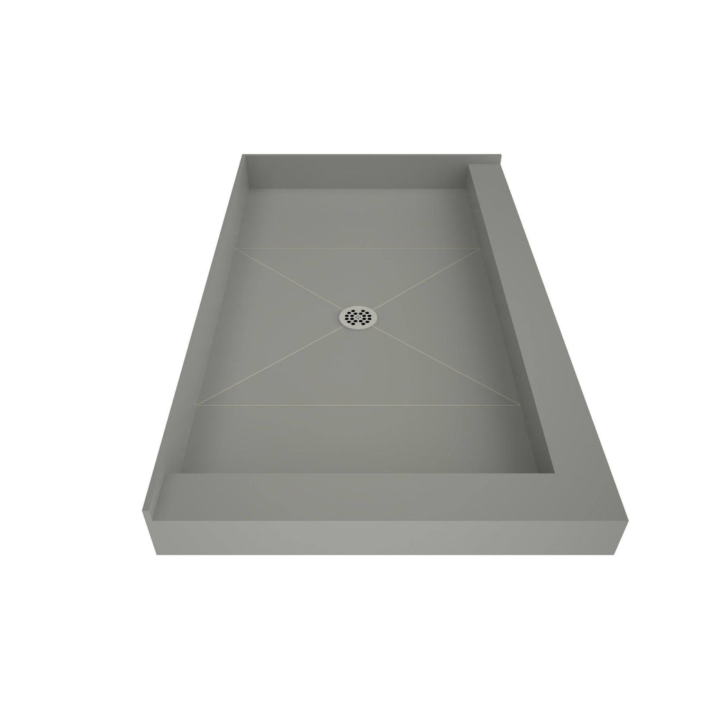 32x22 x 48x22 Double Threshold Shower Base with Drain Plate V55469