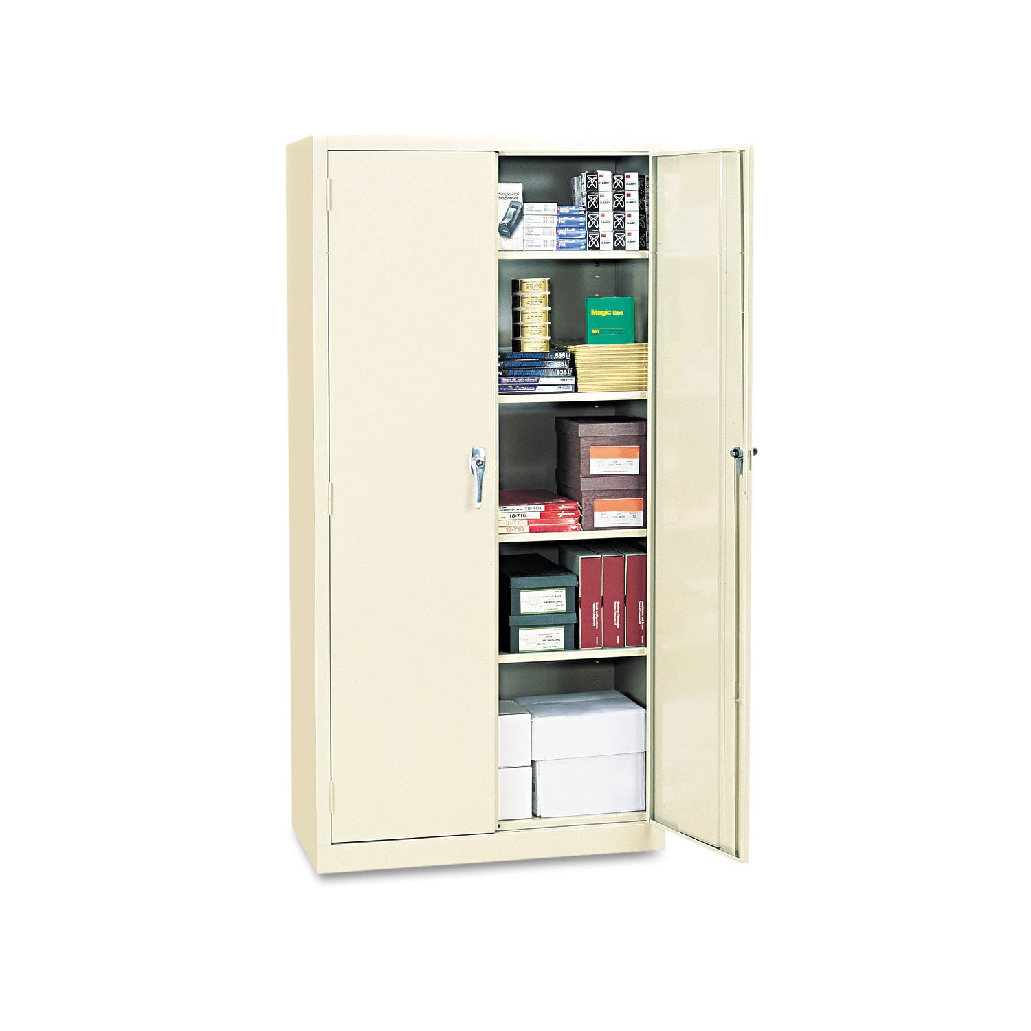 Putty High Storage Cabinet with Adjustable Shelves I662
